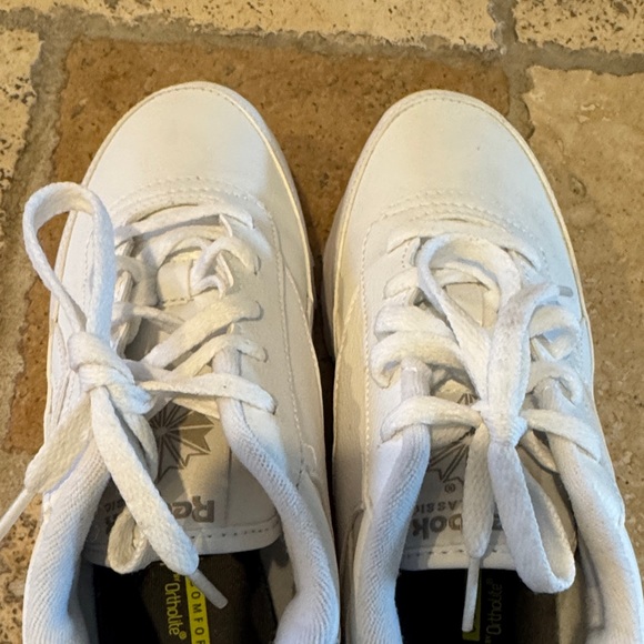 Reebok Classic White Athletic Shoes - Picture 5 of 8